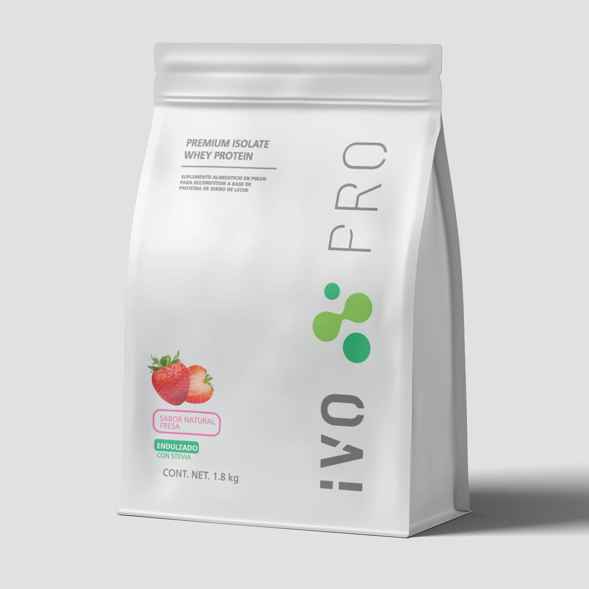 Proteína IVO PRO Fresa 1.8kg | 60 porciones