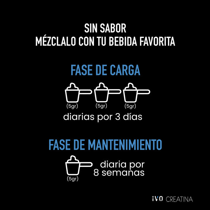 IVO Creatina Monohidratada Creapure En Polvo 450g Sin Sabor