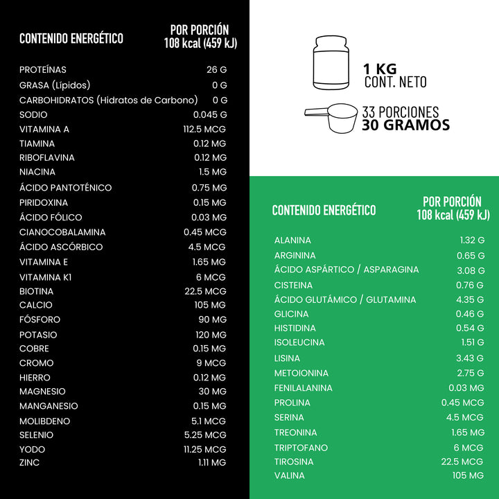 IVO PRO Proteína Premium Sabor Horchata de Suero de Leche | 26g Proteína | 0g Carbs | Libre Lactosa | 33 Porciones