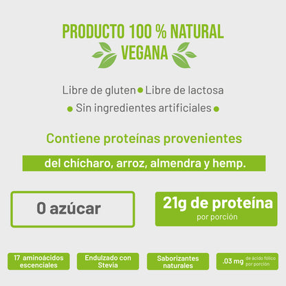 ProteÃ­na Vegana de Base Vegetal Sabor TÃ© Chai sin Gluten Ivo: Un placer saludable con un toque de especias.