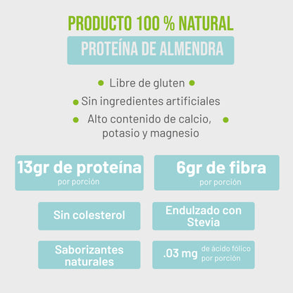 ProteÃ­na Vegana de Almendra sin Gluten con Sabor a Chocolate Ivo: NutriciÃ³n indulgente y sin restricciones.
