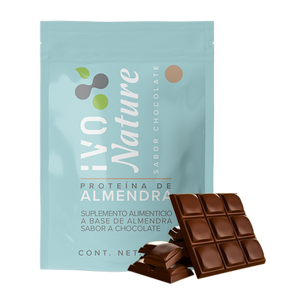 ProteÃ­na Vegana sin Gluten de Almendra con Sabor a Chocolate Ivo: El placer del cacao, sin restricciones alimentarias.