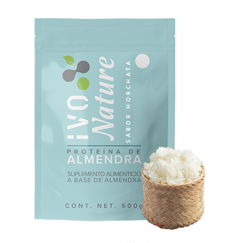 ProteÃ­na Vegana Ivo de Almendra con Sabor a Horchata: Un regalo a tu paladar, sin gluten y lleno de nutriciÃ³n.