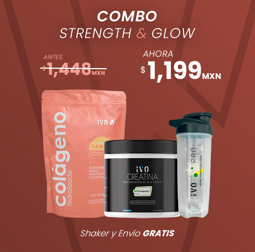 Combo Strength and Glow: ¡Destaca tu fuerza y belleza! con Shaker y envío GRATIS